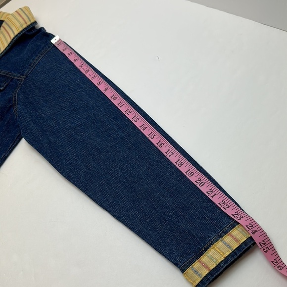 Vtg Fashion Classics Blue Denim Full Zip Jacket XL Floral Embroidery Boxy - Picture 12 of 14